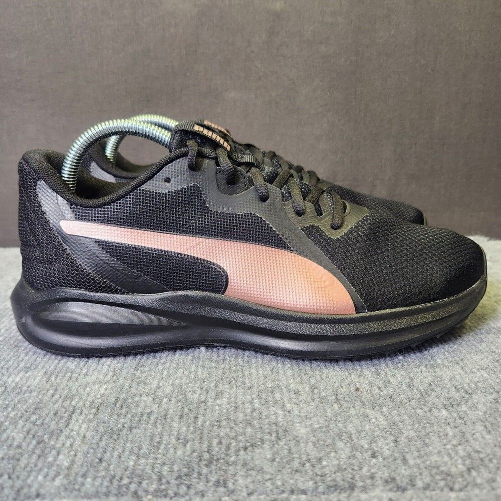 Puma Twitch Runner Womens Size 10 Black Athletic Casual Running Sneakers Shoes